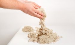 Как изготовить кинетический песок своими руками, простые рецепты