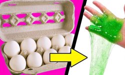 Неординарный рецепт жвачки для рук! Как сделать лизуна из яйца и хранить его?